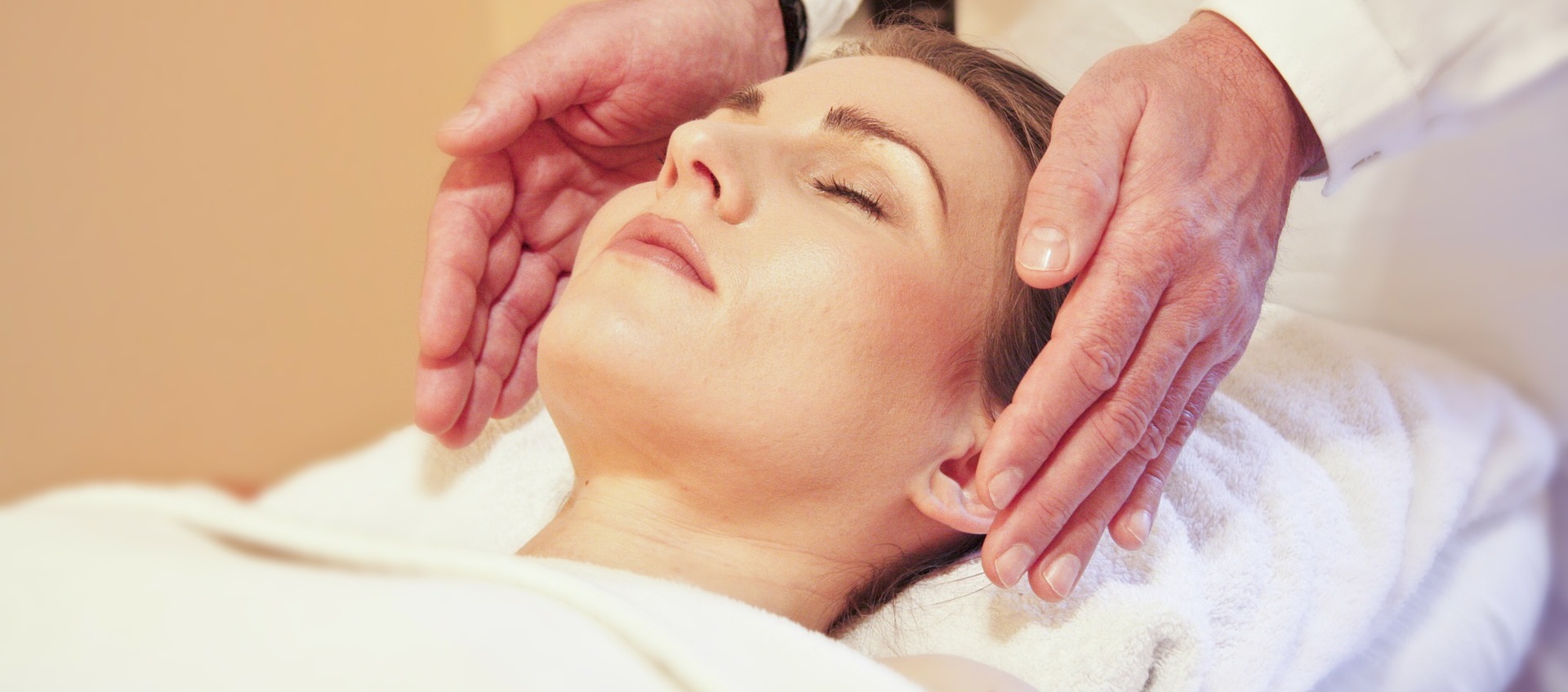 Women getting a Neck Adjustment