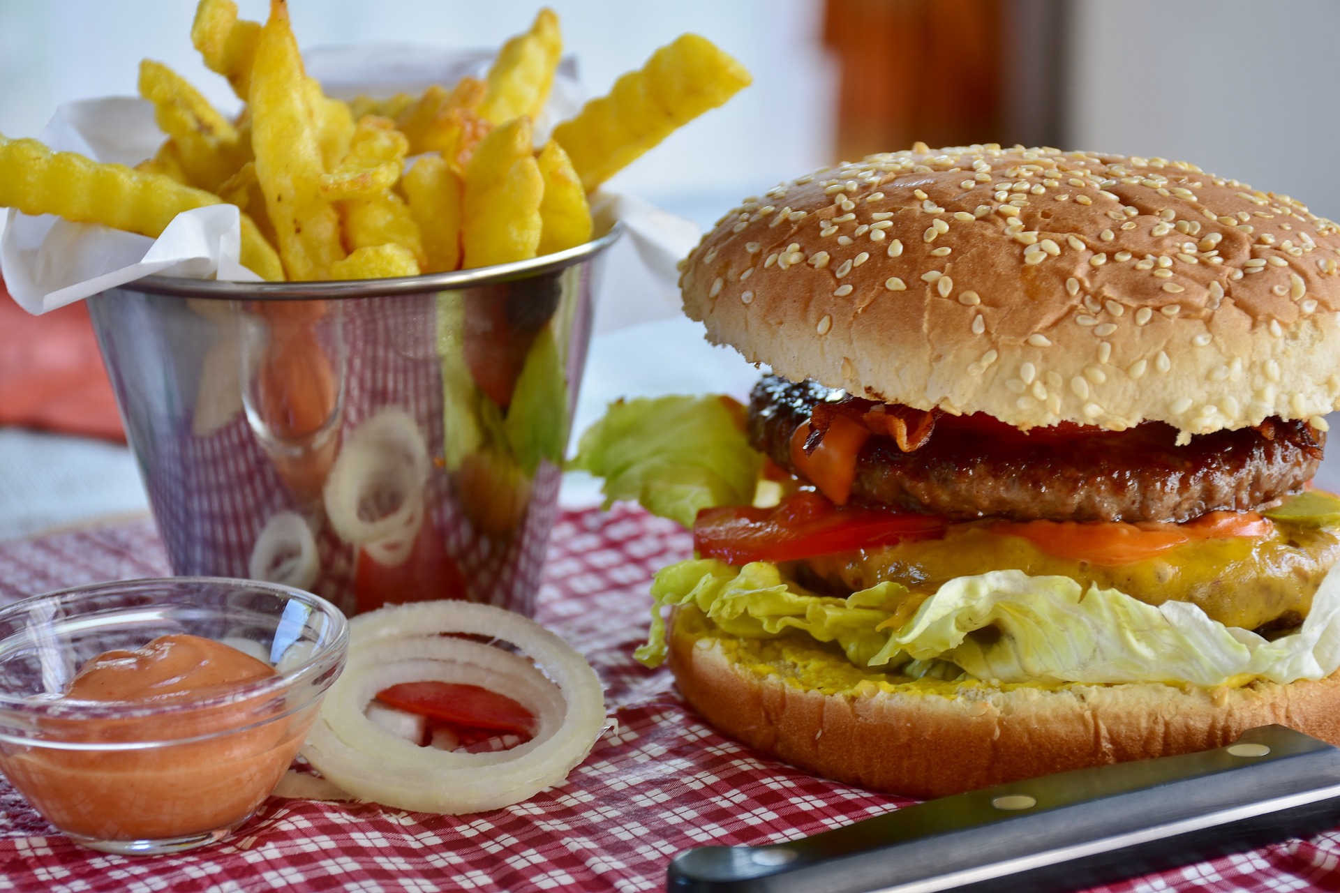 Cheeseburger and Fries