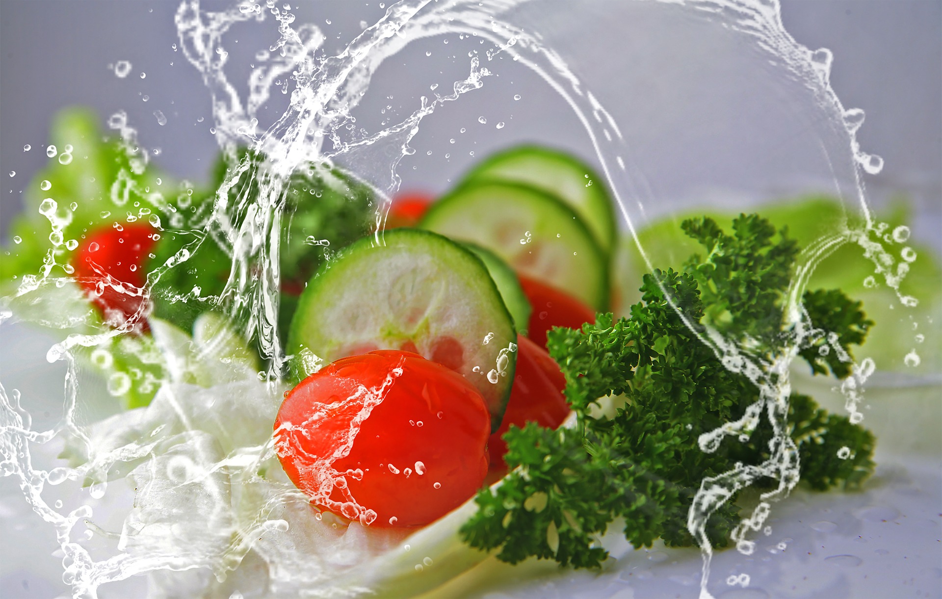 Vegetables being Washed